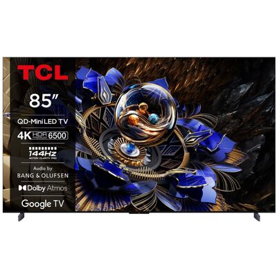 TCL - TV QD-Mini LED 215,9 cm (85") 85X11K, 4K HDR Premium 6500 nits, Smart TV Google TV, compatible con Asistentes de voz. Titanio TCL - TV QD-Mini LED 215,9 cm (85") 85X11K, 4K HDR Premium 6500 nits, Smart TV Google TV, compatible con Asistentes de voz. Titanio