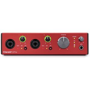 FOCUSRITE - Interface de Audio Clarett+ 2PRE. Rojo FOCUSRITE - Interface de Audio Clarett+ 2PRE. Rojo