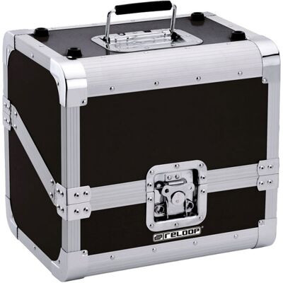 Reloop - Flight Case para Equipo DJ Maleta Discos 80 Record Case Negra. Negro Reloop - Flight Case para Equipo DJ Maleta Discos 80 Record Case Negra. Negro