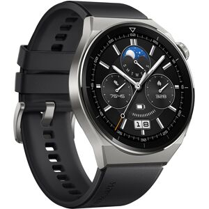 Huawei WATCH GT 3 Pro - Silicona Suave Negra de Titanio Huawei WATCH GT 3 Pro - Silicona Suave Negra de Titanio