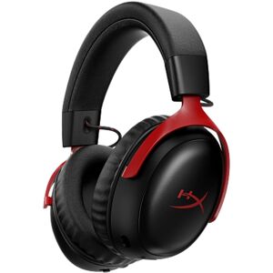 HyperX - Auriculares de diadema inalámbricos Cloud III S Wireless para Gaming. Negro / Rojo HyperX - Auriculares de diadema inalámbricos Cloud III S Wireless para Gaming. Negro / Rojo