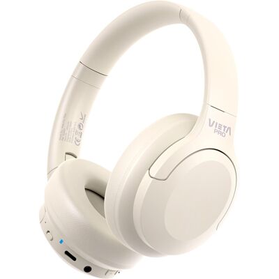 Vieta - Auriculares de diadema Flow blanco Bluetooth 5.4. Blanco Vieta - Auriculares de diadema Flow blanco Bluetooth 5.4. Blanco