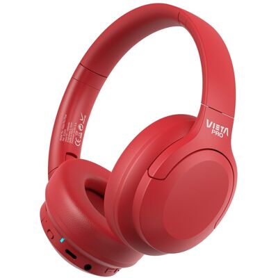 Vieta - Auriculares de diadema Flow rojo Bluetooth 5.4. Rojo Vieta - Auriculares de diadema Flow rojo Bluetooth 5.4. Rojo