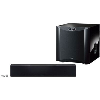 Yamaha - Proyector de sonido en red YSP-5600SW con MusicCast, Wi-Fi y Bluetooth + Subwoofer. Negro Yamaha - Proyector de sonido en red YSP-5600SW con MusicCast, Wi-Fi y Bluetooth + Subwoofer. Negro