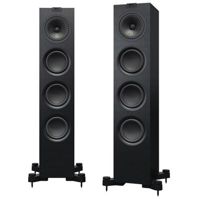 KEF - Altavoces de suelo Q550 Negro (Pareja). Negro KEF - Altavoces de suelo Q550 Negro (Pareja). Negro