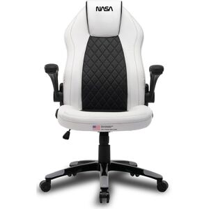 NASA - Silla Gaming Voyager blanca. Blanco / Negro NASA - Silla Gaming Voyager blanca. Blanco / Negro