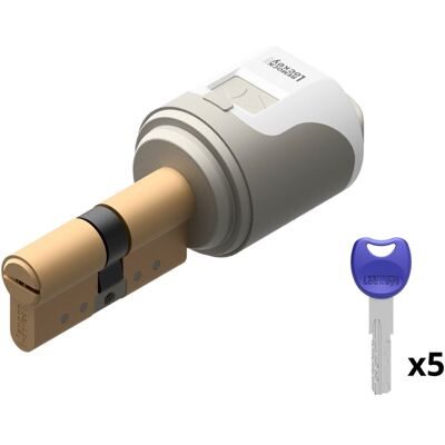 REMOCK - Cerradura Inteligente con Cilindro Magic. Latón 30 x 40 mm REMOCK - Cerradura Inteligente con Cilindro Magic. Latón 30 x 40 mm
