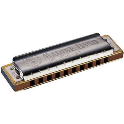 Hohner - Armónica diatónica Marine Band 1896 E-Harmonic Minor. Metálico Hohner - Armónica diatónica Marine Band 1896 E-Harmonic Minor. Metálico