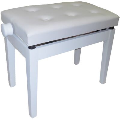 OQAN - Banqueta Piano BGM Blanco-Blanco. Blanco OQAN - Banqueta Piano BGM Blanco-Blanco. Blanco