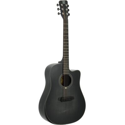 OQAN - Guitarra electroacústica de 6 cuerdas Qga-101 Bkce (Preamp). Negro OQAN - Guitarra electroacústica de 6 cuerdas Qga-101 Bkce (Preamp). Negro
