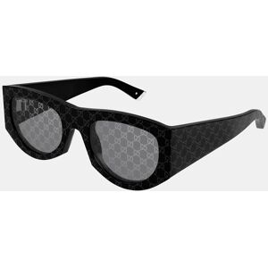 Gucci Gafa de sol de mujer rectangular en acetato reciclado con lente espejada. Negro mujer Gucci Gafa de sol de mujer rectangular en acetato reciclado con lente espejada. Negro mujer