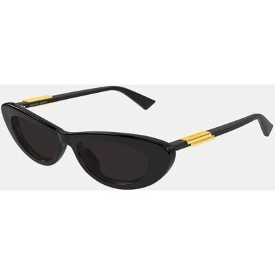 Bottega Veneta Gafa de sol de mujer ojo de gato en acetato. Negro mujer Bottega Veneta Gafa de sol de mujer ojo de gato en acetato. Negro mujer