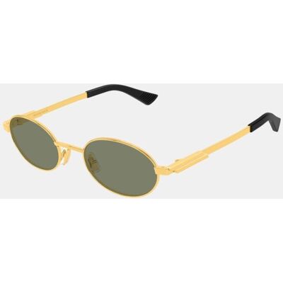 Bottega Veneta Gafa de sol unisex ovalada metalica. Oro mujer Bottega Veneta Gafa de sol unisex ovalada metalica. Oro mujer