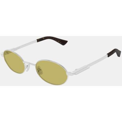 Bottega Veneta Gafa de sol unisex ovalada metalica. Plata mujer Bottega Veneta Gafa de sol unisex ovalada metalica. Plata mujer