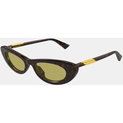 Bottega Veneta Gafa de sol de mujer ojo de gato en acetato. Marrón mujer Bottega Veneta Gafa de sol de mujer ojo de gato en acetato. Marrón mujer