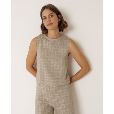 Indi & Cold Indi & Cold - Top de mujer sin mangas cuello redondo. (36) Verde claro mujer Indi & Cold Indi & Cold - Top de mujer sin mangas cuello redondo. (36) Verde claro mujer