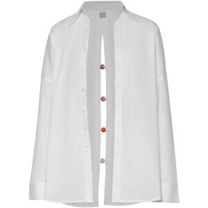 Baobab Camisa abertura espalda mujer. (XS) Blanco mujer Baobab Camisa abertura espalda mujer. (XS) Blanco mujer