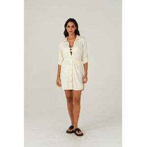 Lua Morena Caftan de playa de mujer. (36) Azul / Blanco mujer Lua Morena Caftan de playa de mujer. (36) Azul / Blanco mujer