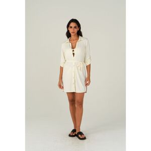 Lua Morena Caftan de playa de mujer. (38) Azul / Blanco mujer Lua Morena Caftan de playa de mujer. (38) Azul / Blanco mujer