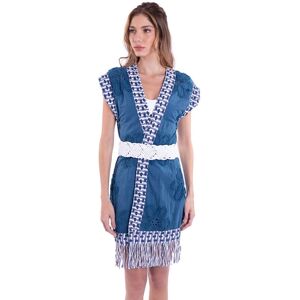 Despi Vestido de playa de mujer. (36) Azul mujer Despi Vestido de playa de mujer. (36) Azul mujer