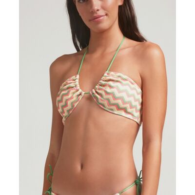 Robin Collection Sujetador de bikini Halty Twister con tejido en estructura y foam extraíble. (M) Multicolor mujer Robin Collection Sujetador de bikini Halty Twister con tejido en estructura y foam extraíble. (M) Multicolor mujer
