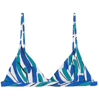 Robin Collection Top de bikini Sporty Malibú con estructura y foams extraíbles. (80) Azul / Blanco mujer Robin Collection Top de bikini Sporty Malibú con estructura y foams extraíbles. (80) Azul / Blanco mujer