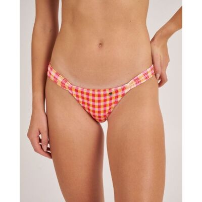 Bohodot Braga de bikini semibrasileña con cuadros.. (38) Rosa mujer Bohodot Braga de bikini semibrasileña con cuadros.. (38) Rosa mujer
