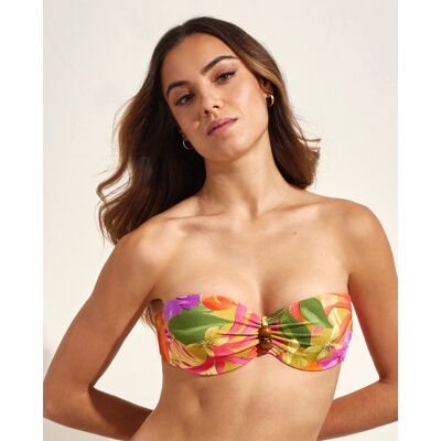 Selmark Top de bikini bandeau con foam. (105 - Copa B) Fucsia mujer Selmark Top de bikini bandeau con foam. (105 - Copa B) Fucsia mujer
