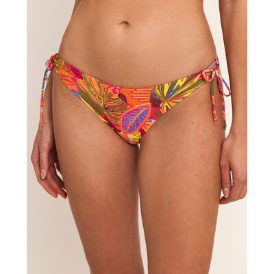 Selmark Braga de bikini de mujer, tiro bajo con lazos laterales, colección sunset. (34) Estampado mujer Selmark Braga de bikini de mujer, tiro bajo con lazos laterales, colección sunset. (34) Estampado mujer