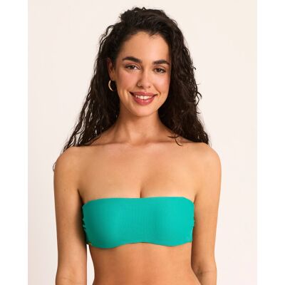 Selmark Top de bikini de mujer, bandeau de capacidad, colección solstice. (90 - Copa B) Verde Agua mujer Selmark Top de bikini de mujer, bandeau de capacidad, colección solstice. (90 - Copa B) Verde Agua mujer
