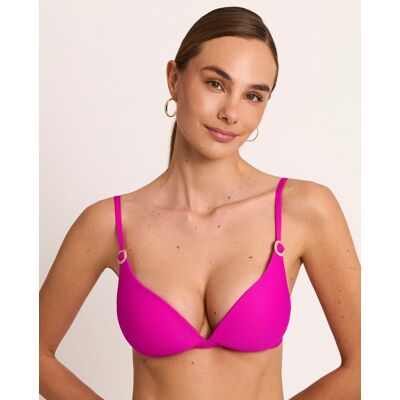 Selmark Top de bikini de mujer, triángulo con foam con aro, colección solstice. (100 - Copa C) Fucsia mujer Selmark Top de bikini de mujer, triángulo con foam con aro, colección solstice. (100 - Copa C) Fucsia mujer