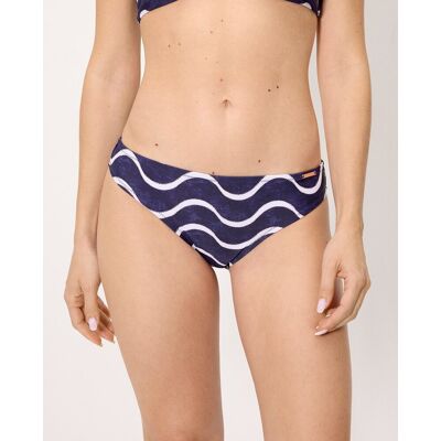 Ysabel Mora Bragas de bikini estampado ondas. (48) Azul oscuro mujer Ysabel Mora Bragas de bikini estampado ondas. (48) Azul oscuro mujer