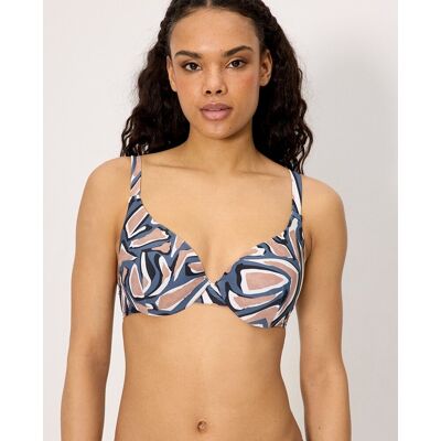 Ysabel Mora Tops de bikini estampado en copa c. (95 - Copa C) Multicolor mujer Ysabel Mora Tops de bikini estampado en copa c. (95 - Copa C) Multicolor mujer