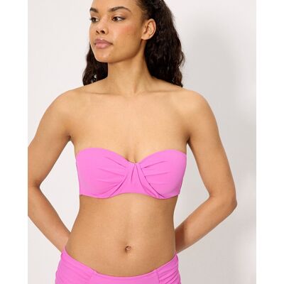 Ysabel Mora Tops de bikini bandeau en copa c. (90 - Copa C) Rosa chicle mujer Ysabel Mora Tops de bikini bandeau en copa c. (90 - Copa C) Rosa chicle mujer