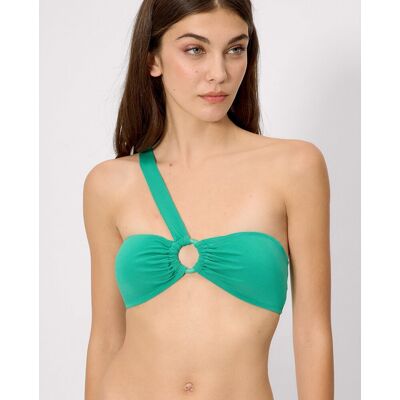 Ysabel Mora Tops de bikini asimetrico en copa b. (95 - Copa B) Verde oscuro mujer Ysabel Mora Tops de bikini asimetrico en copa b. (95 - Copa B) Verde oscuro mujer