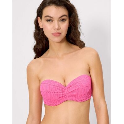 Ysabel Mora Tops de bikini push-up textura en copa c. (80 - Copa C) Rosa chicle mujer Ysabel Mora Tops de bikini push-up textura en copa c. (80 - Copa C) Rosa chicle mujer
