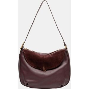 Abbacino Bolso de hombro Freedom en piel y serraje. Burdeos mujer Abbacino Bolso de hombro Freedom en piel y serraje. Burdeos mujer
