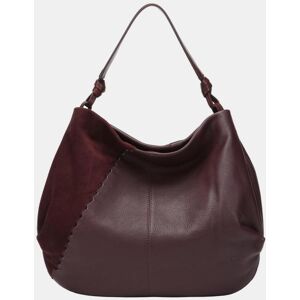 Abbacino Bolso de hombro Freedom en piel y serraje. Burdeos mujer Abbacino Bolso de hombro Freedom en piel y serraje. Burdeos mujer