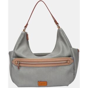 Abbacino Bolso de hombro con detalles a contraste. Gris mujer Abbacino Bolso de hombro con detalles a contraste. Gris mujer