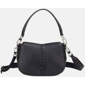 Boss Bolso de hombro con cierre solapa imantada totalmente forrado. Negro mujer Boss Bolso de hombro con cierre solapa imantada totalmente forrado. Negro mujer