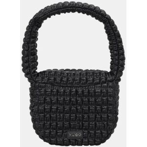 HUGO Bolso de hombro con cierre de cremallera totalmente forrado. Negro mujer HUGO Bolso de hombro con cierre de cremallera totalmente forrado. Negro mujer