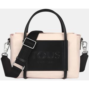 Tous Bolso de mano mediano Empire de nylon reciclado en nude. Nude mujer Tous Bolso de mano mediano Empire de nylon reciclado en nude. Nude mujer