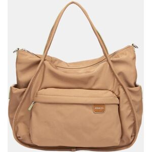 Abbacino Bolso de hombro en tejido con bolsillo. Camel mujer Abbacino Bolso de hombro en tejido con bolsillo. Camel mujer