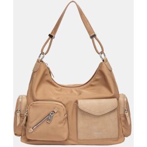 Abbacino Bolso de hombro en tejido multibolsillo. Camel mujer Abbacino Bolso de hombro en tejido multibolsillo. Camel mujer