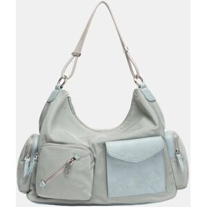 Abbacino Bolso de hombro en tejido multibolsillo. Azul mujer Abbacino Bolso de hombro en tejido multibolsillo. Azul mujer
