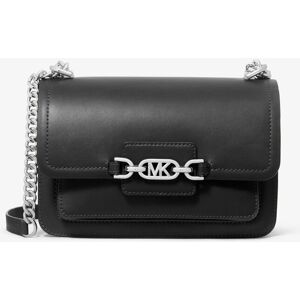 MICHAEL Michael Kors Bolso de hombro Heather de piel con doble asa de cadena. Negro mujer MICHAEL Michael Kors Bolso de hombro Heather de piel con doble asa de cadena. Negro mujer