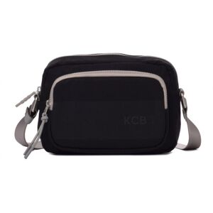 Kcb Bandolera pequeña de mujer con bolsillo frontal. Negro mujer Kcb Bandolera pequeña de mujer con bolsillo frontal. Negro mujer
