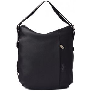 Kcb Bolso de hombro multiposición Strong con cremallera. Negro mujer Kcb Bolso de hombro multiposición Strong con cremallera. Negro mujer