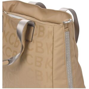 Kcb Bolso de hombro Stamp shopper. Beige / Blanco mujer Kcb Bolso de hombro Stamp shopper. Beige / Blanco mujer