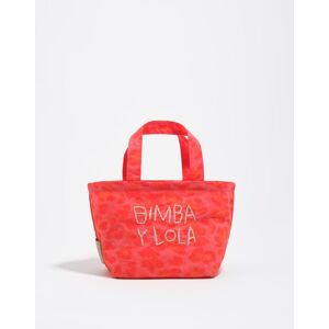 Bimba y Lola Bolso de mano mini con estampado de leopardo. Rosa mujer Bimba y Lola Bolso de mano mini con estampado de leopardo. Rosa mujer